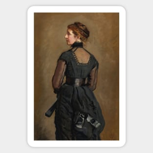 Portrait Of Kate Perugini, Daughter Of Charles Dickens by John Everett Millais Sticker